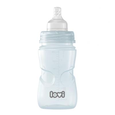 LOVI Trends Bottle 3m+ Green Kojenecká lahev pro děti 250 ml