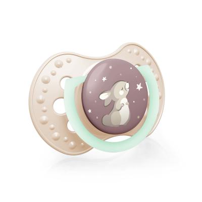 LOVI Night &amp; Day Dynamic Soother Girl 3-6m Dudlík pro děti 2 ks