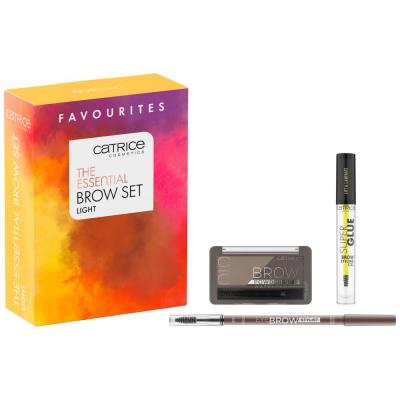 Catrice The Essential Brow Set Dárková kazeta tužka na obočí Eye Brow Stylist 1,6 g 020 Date With Ash-Ton + pudr na obočí Brow Powder Waterproof 4 g 010 Ash Blond + gel na obočí Super Glue Brow Styling Gel 4 ml 010 Ultra Hold