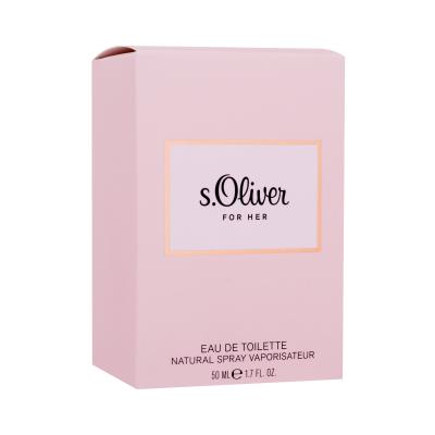 s.Oliver For Her Toaletní voda pro ženy 50 ml poškozená krabička