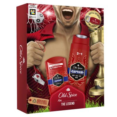 Old Spice Captain Dárková kazeta deostick 50 ml + sprchový gel 3v1 250 ml + otvírák na lahve