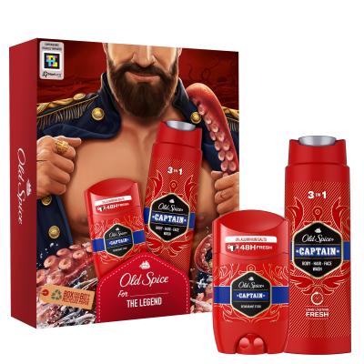 Old Spice Captain Dárková kazeta deostick 50 ml + sprchový gel 3v1 250 ml