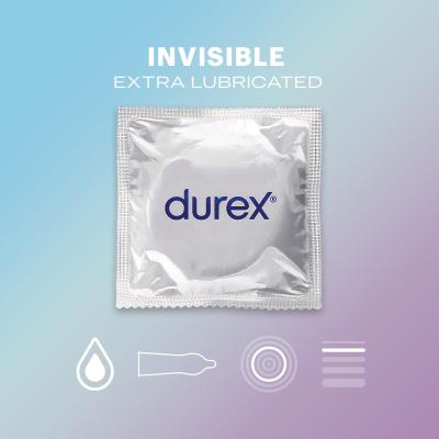 Durex Invisible Extra Lubricated Kondomy pro muže Set