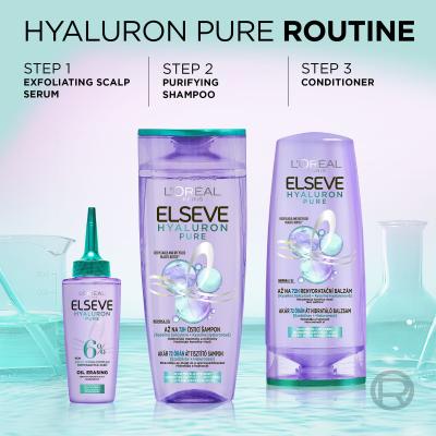 L&#039;Oréal Paris Elseve Hyaluron Pure Šampon pro ženy 400 ml