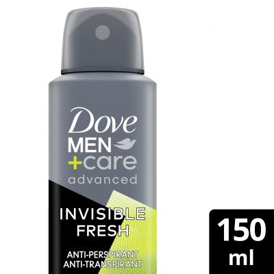 Dove Men + Care Advanced Invisible Fresh 72H Antiperspirant pro muže 150 ml