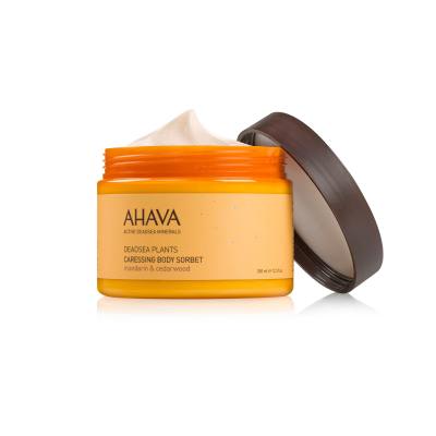 AHAVA Deadsea Plants Caressing Body Sorbet Mandarin &amp; Cedarwood Tělový krém pro ženy 350 ml