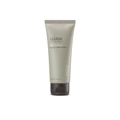 AHAVA Men Time To Energize Dárková kazeta pleťový krém Age Control Moisturizing Cream 50 ml + sprchový gel Mineral Shower Gel 100 ml + krém na ruce Mineral Hand Cream 100 ml + kosmetická taštička