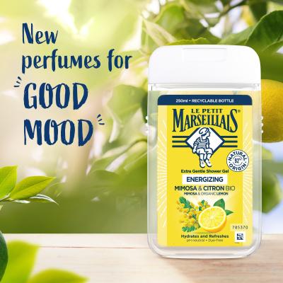 Le Petit Marseillais Extra Gentle Shower Gel Mimosa &amp; Bio Lemon Sprchový gel 250 ml