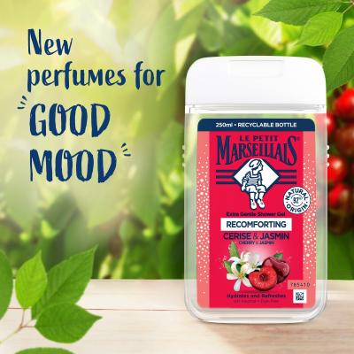 Le Petit Marseillais Extra Gentle Shower Gel Cherry &amp; Jasmin Sprchový gel 250 ml