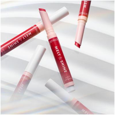 Catrice Melt &amp; Shine Juicy Lip Balm Balzám na rty pro ženy 1,3 g Odstín 040 Everyday Is Sun-day