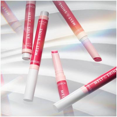 Catrice Melt &amp; Shine Juicy Lip Balm Balzám na rty pro ženy 1,3 g Odstín 060 Malibu Barbie