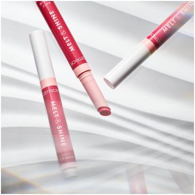 Catrice Melt &amp; Shine Juicy Lip Balm Balzám na rty pro ženy 1,3 g Odstín 020 Beach Blossom