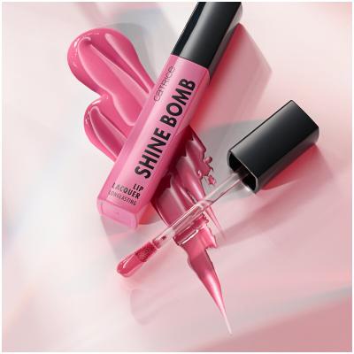 Catrice Shine Bomb Lip Lacquer Rtěnka pro ženy 3 ml Odstín 060 Pinky Promise