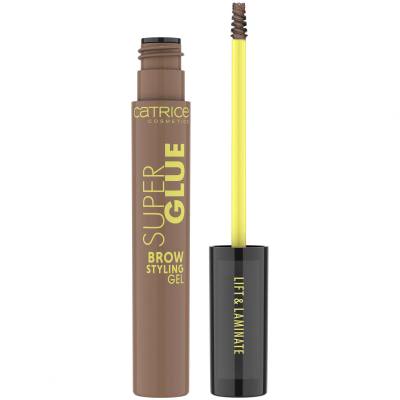 Catrice Super Glue Brow Styling Gel Gel a pomáda na obočí pro ženy 4 ml Odstín 020 Light Brown