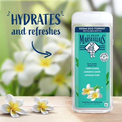 Le Petit Marseillais Extra Gentle Shower Gel Tiaré Flower Sprchový gel 650 ml