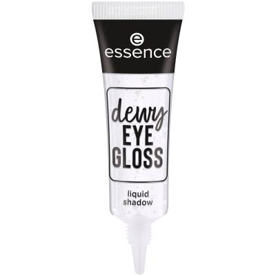 Essence Dewy Eye Gloss Oční stín pro ženy 8 ml Odstín 01 Crystal Clear