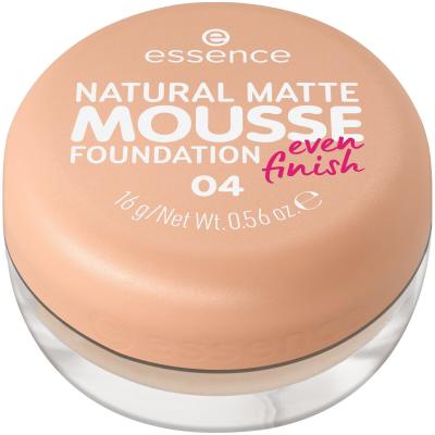 Essence Natural Matte Mousse Make-up pro ženy 16 g Odstín 04