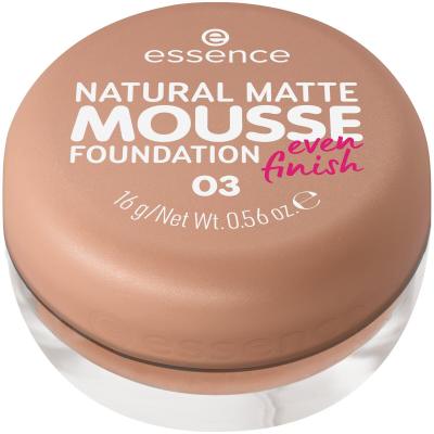 Essence Natural Matte Mousse Make-up pro ženy 16 g Odstín 03