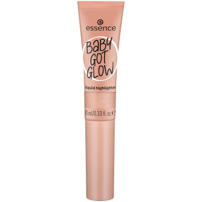 Essence Baby Got Glow Liquid Highlighter Rozjasňovač pro ženy 10 ml Odstín 30 Breezy Bronze