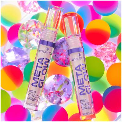 Essence Meta Glow Multi-Reflective Lesk na rty pro ženy 3 ml Odstín 01 Cyber Space