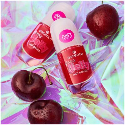 Essence Glossy Jelly Lak na nehty pro ženy 8 ml Odstín 02 Candy Gloss