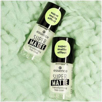 Essence Super Matte Transforming Top Coat Lak na nehty pro ženy 8 ml