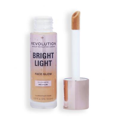 Makeup Revolution London Bright Light Face Glow Make-up pro ženy 23 ml Odstín Illuminate Medium