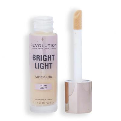 Makeup Revolution London Bright Light Face Glow Make-up pro ženy 23 ml Odstín Gleam Light