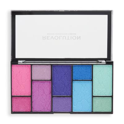 Makeup Revolution London Reloaded Dimension Eyeshadow Palette Oční stín pro ženy 24,5 g Odstín Vivid Passion