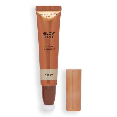 Revolution Pro Glow Edit Cream Highlighter Rozjasňovač pro ženy 15 ml Odstín Aglow