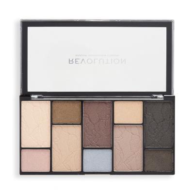 Makeup Revolution London Reloaded Dimension Eyeshadow Palette Oční stín pro ženy 24,5 g Odstín Impulse Smoked