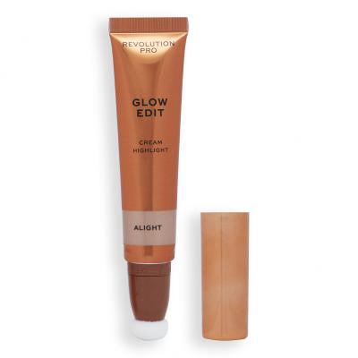 Revolution Pro Glow Edit Cream Highlighter Rozjasňovač pro ženy 15 ml Odstín Alight