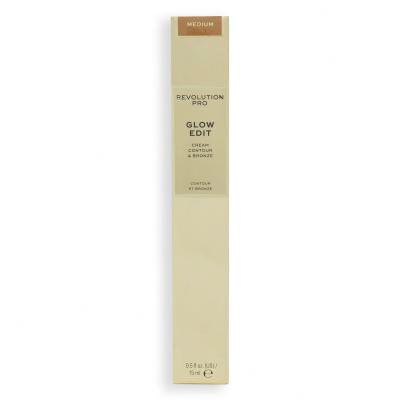 Revolution Pro Glow Edit Cream Contour &amp; Bronze Korektor pro ženy 15 ml Odstín Medium