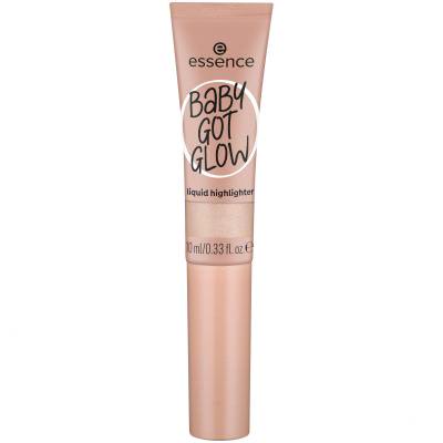 Essence Baby Got Glow Liquid Highlighter Rozjasňovač pro ženy 10 ml Odstín 10 Sassy In Silk