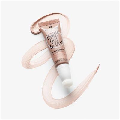 Essence Baby Got Glow Liquid Highlighter Rozjasňovač pro ženy 10 ml Odstín 10 Sassy In Silk