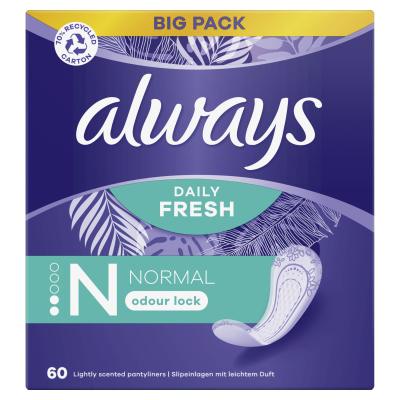 Always Daily Fresh Normal Odour Lock Slipová vložka pro ženy Set