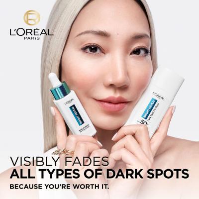 L&#039;Oréal Paris Bright Reveal Dark Spot UV Fluid SPF50+ Dárková kazeta denní pleťový fluid Bright Reveal Dark Spot UV Fluid SPF50 50 ml + pleťové sérum Bright Reveal Niacinamide Dark Spot Serum 30 ml