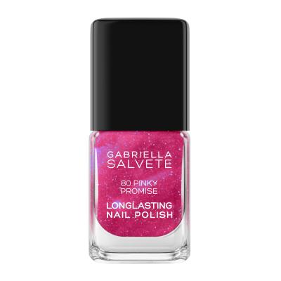 Gabriella Salvete Longlasting Enamel Lak na nehty pro ženy 11 ml Odstín 80 Pinky Promise