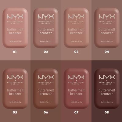 NYX Professional Makeup Buttermelt Bronzer Bronzer pro ženy 5 g Odstín 05 Butta Off