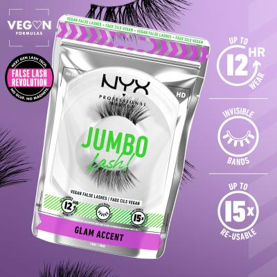 NYX Professional Makeup Jumbo Lash! Glam Accent Umělé řasy pro ženy 1 ks