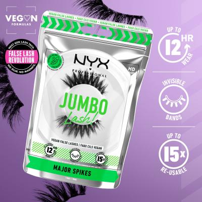 NYX Professional Makeup Jumbo Lash! Major Spikes Umělé řasy pro ženy 1 ks