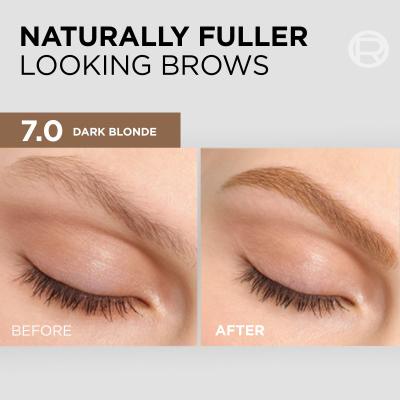 L&#039;Oréal Paris Brow Color Semi-Permanent Eyebrow Tint Barva na obočí pro ženy 1 ks Odstín 7.0 Dark Blond