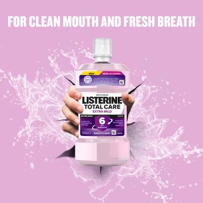 Listerine Total Care Extra Mild Taste Smooth Mint Ústní voda 500 ml