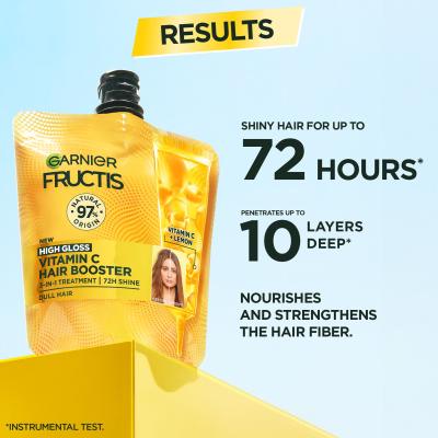 Garnier Fructis Vitamin C Hair Booster Maska na vlasy pro ženy 60 ml