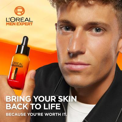 L&#039;Oréal Paris Men Expert Hydra Energetic Vitamin C Shot Serum Pleťové sérum pro muže 30 ml