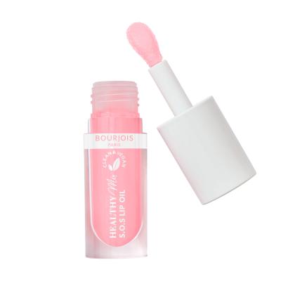 BOURJOIS Paris Healthy Mix Clean &amp; Vegan S.O.S Lip Oil Olej na rty pro ženy 4,5 ml Odstín 1 Douceur De Rose