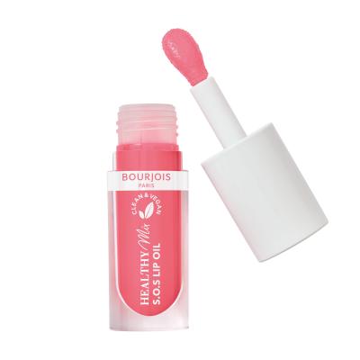 BOURJOIS Paris Healthy Mix Clean &amp; Vegan S.O.S Lip Oil Olej na rty pro ženy 4,5 ml Odstín 2 Melon Amour