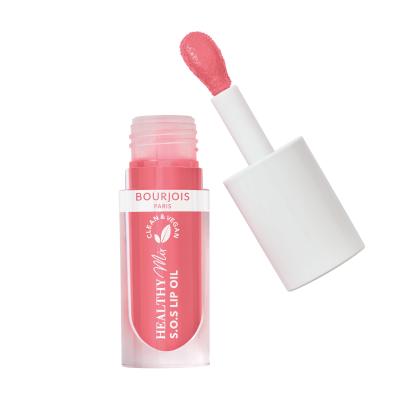 BOURJOIS Paris Healthy Mix Clean &amp; Vegan S.O.S Lip Oil Olej na rty pro ženy 4,5 ml Odstín 4 Pink Passion