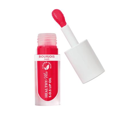 BOURJOIS Paris Healthy Mix Clean &amp; Vegan S.O.S Lip Oil Olej na rty pro ženy 4,5 ml Odstín 3 Straw&#039;Bisous