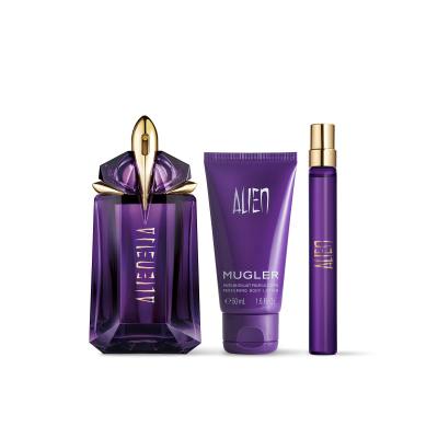 Mugler Alien Dárková kazeta parfémovaná voda 60 ml + tělové mléko 50 ml + parfémovaná voda 10 ml